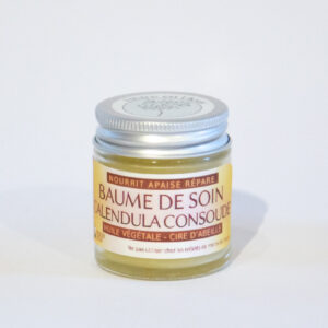 baume calendula consoude hêtre en fleur